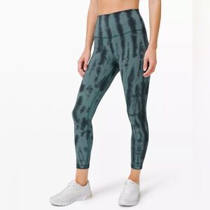 Women's Lululemon Invigorate High-Rise Crop Leggings 23" Size 4‎ Teal